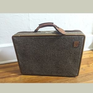 Vintage Tweed Hartmann Briefcase Travel bag